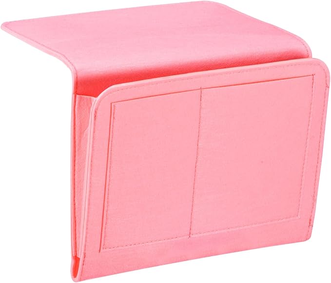 PATIKIL 11in Bedside Caddy, Bed Caddy Bedside Organizer Hanging Soft Felt 5 by PATIKIL