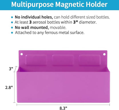 Magnetic Aerosol Spray Can Holder, Magnet Toolbox Bottle Holder, Tool Box - Image 2