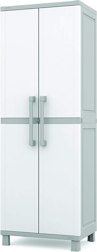 Keter Storage Cabinet with Doors and Shelves by Unknown