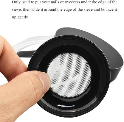 HAHIYO Empty Travel Compact Case Makeup Cosmetic Jar Refillable Powder Box No - Image 4