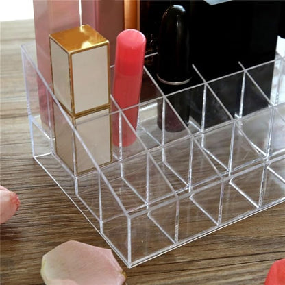 Acrylic Makeup Organizer 4 Tier Storage Rack Clear Cosmetic Shelf - Image 6