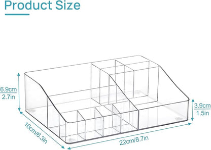 Vtopmart 1 Tier Clear Makeup Organizer, Cosmetic Storage - Image 3