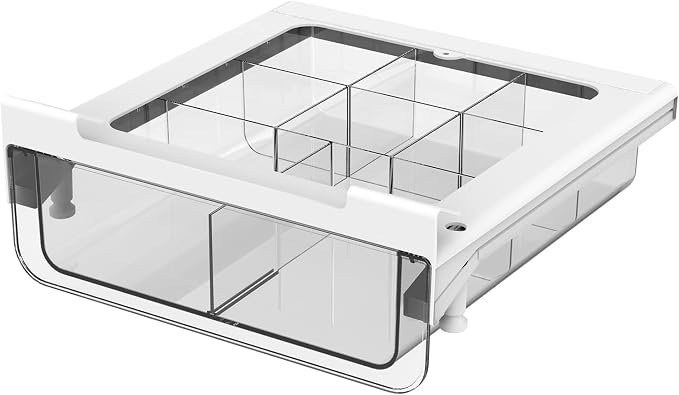 vacane Compact-depth Under Shelf Basket Organizer, Under Shelf Storage Drawer by vacane