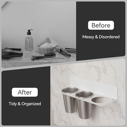 Hair Tool Organizer Wall Mount, Stainless Steel Hair Tool Holder - Image 8
