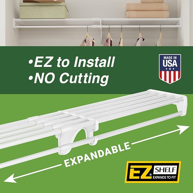 EZ Shelf Expandable Closet Kit - Image 3
