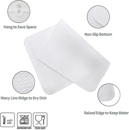 Silicone Dish Drying Mat for Multiple Usage, Easy clean, Eco-friendly, - Image 3