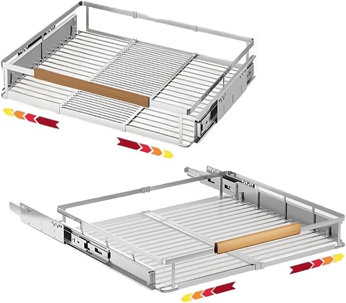 2 Pack Expandable Pull Out Cabinet Organizer，Side Mounting by Unknown