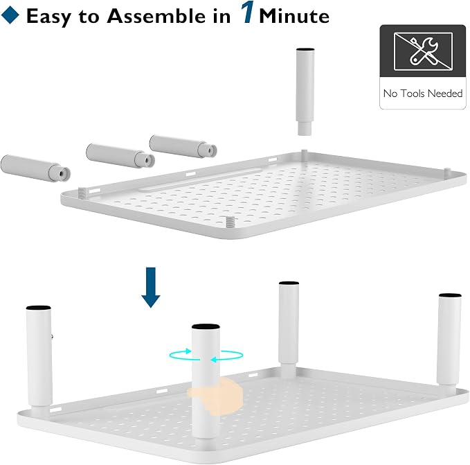 BONTEC 2 Pack 3 Height Adjustable Monitor Stand Riser - Image 6