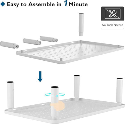 BONTEC 2 Pack 3 Height Adjustable Monitor Stand Riser - Image 6