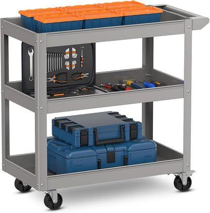 Goplus 3-Layer Service Utility Cart, Heavy Duty Unity Cart by Goplus