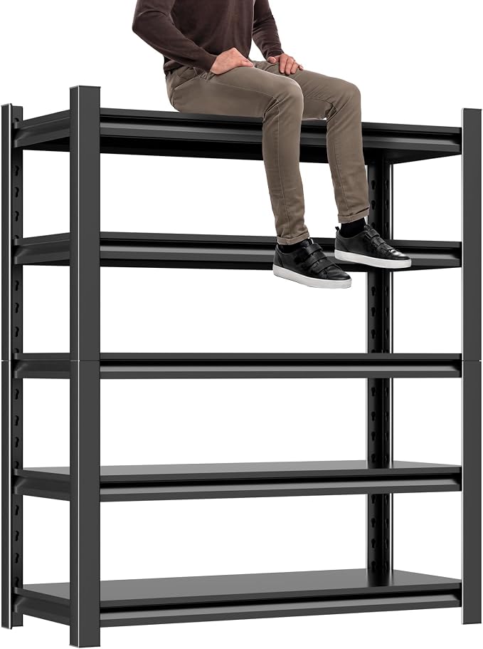 Garage Shelving Unit Rustproof 72" H3000bls Heavy Duty Storage Shelves Easy by HzdbhdGarageShelving