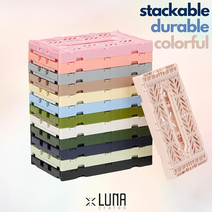 Collapsible Storage Box, Foldable Crate Organizer Bin - Image 6