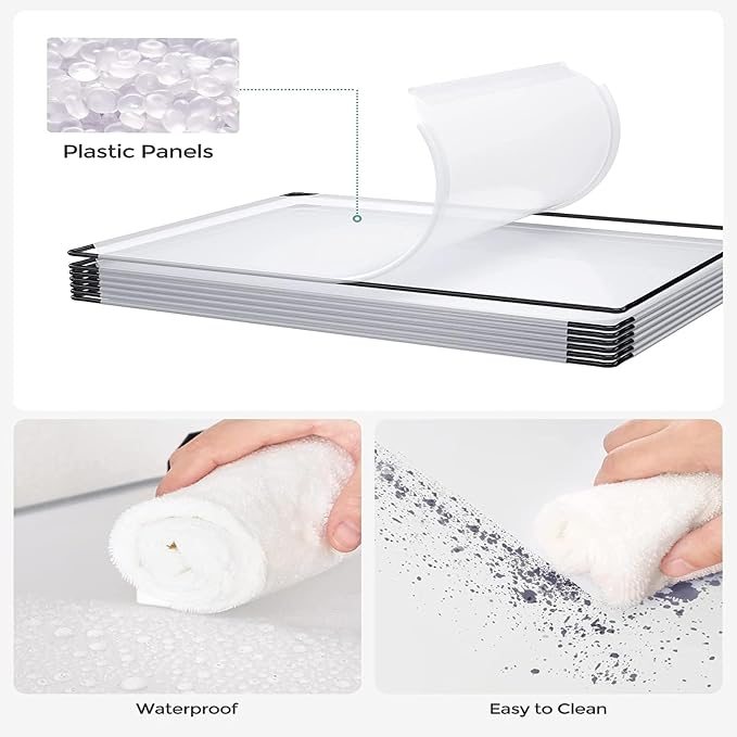 SONGMICS Shoe Rack with 16 Cubes, Interlocking Plastic Shoe Organizer, DIY - Image 6