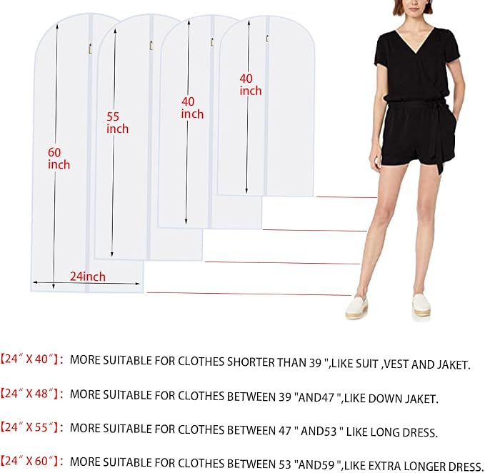 Garment Bags Clothes Storage Bag Closet Cover - Image 2