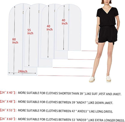 Garment Bags Clothes Storage Bag Closet Cover - Image 2
