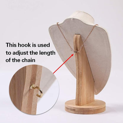 Coward Velvet Bust Necklace Display Stand - Image 3