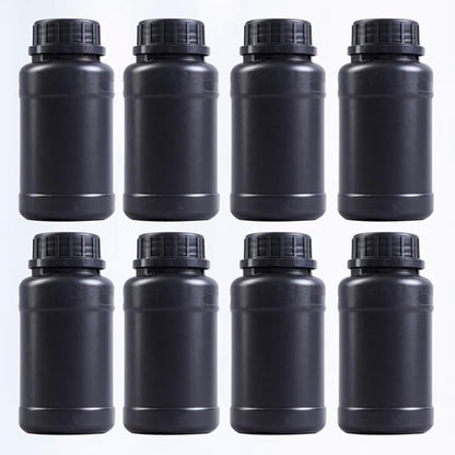 8pcs Black Hdpe Plastic Bottles - Image 7