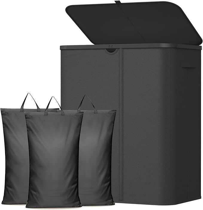 Lifewit 185L 3 Section Laundry Hamper by Lifewit