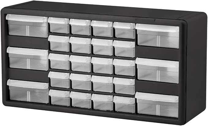 Akro-Mils 26-Drawer Plastic Storage Cabinet, Building Bricks Storage, Teacher by Akro-Mils