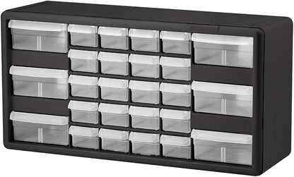 Akro-Mils 26-Drawer Plastic Storage Cabinet, Building Bricks Storage, Teacher by Akro-Mils