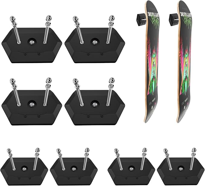 Hikeen Skateboard Wall Mount Skateboard Hanger by Hikeen
