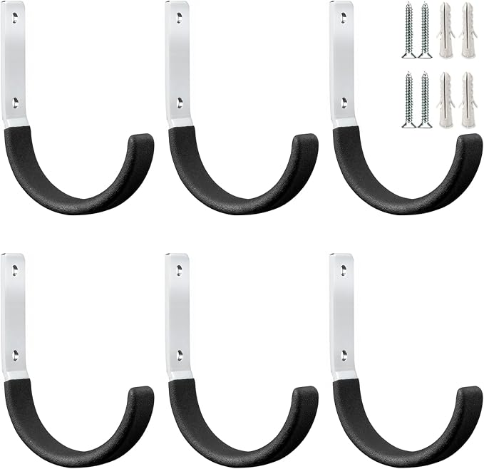 GeeWatom Heavy Duty Steel Garage Hooks, Garage Storage Utility Hooks, Heavy by GeeWatom