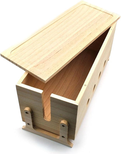 Large Cable Management Box, Wood Cord Hider Box & Organizer - Image 7