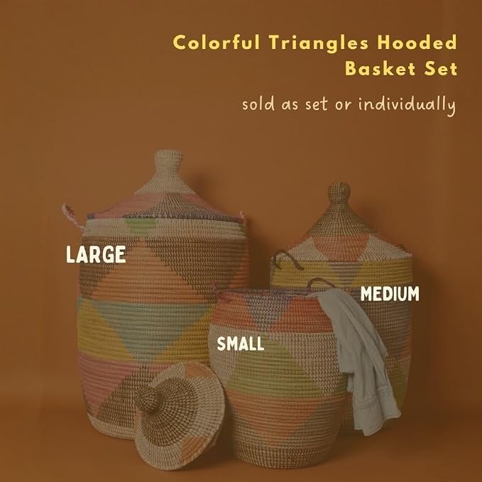 Tall Large Decorative Wicker Storage Basket - Image 4