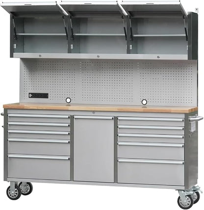 72 inch Stainless Steel Tool Chest by AnorTrek