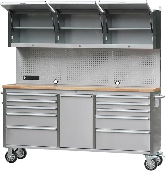 72 inch Stainless Steel Tool Chest by AnorTrek
