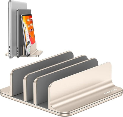 OMOTON Vertical Laptop Stand, Desktop Aluminum Mac Book Stand by OMOTON
