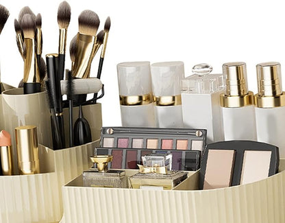 ZJchao Makeup with 360 Dividers Transparent Acrylic Cosmetic Storage Tower - Image 2