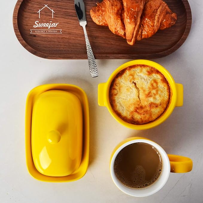 Sweejar Ceramic Butter Dish - Image 6