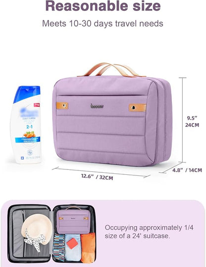 Women's Hanging Toiletry Bag, Waterproof Travel Cosmetic Organizer - Image 7