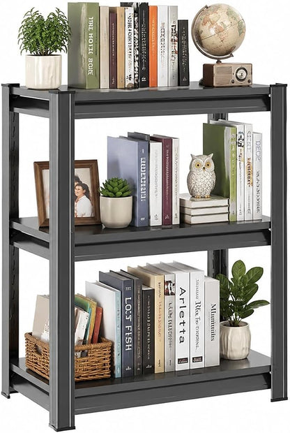 Heavy Duty Metal Bookshelf Adjustable Storage Shelving Unit by PRESTELION