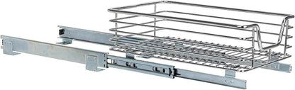 Household Essentials Chrome-Plated Steel Under-Cabinet Pull-Out Organizer - Image 10
