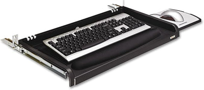 3M Adjustable Under-Desk Keyboard Drawer, Three Height Settings, Wide Tray by Unknown