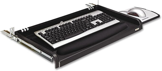 3M Adjustable Under-Desk Keyboard Drawer, Three Height Settings, Wide Tray by Unknown