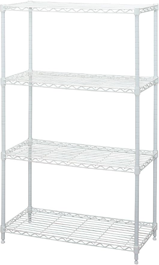 Iris Ohyama CMM-75144 Color Rack, Metal Rack, 4 Tiers, Width 29.5 x Depth 13.8 by Iris+Ohyama