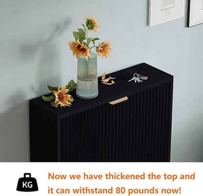 Shoe Cabinet Storage, Modern Freestanding Organizer - Image 3