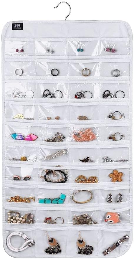 BB Brotrade Hanging Jewelry Organizer, Accessories Organizer, 80 Pocket by BB+Brotrade