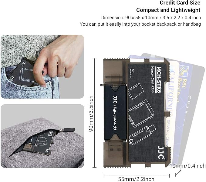 Micro SD Card Holder and SD Card Case, Memory Card Storage Organizer - Image 4