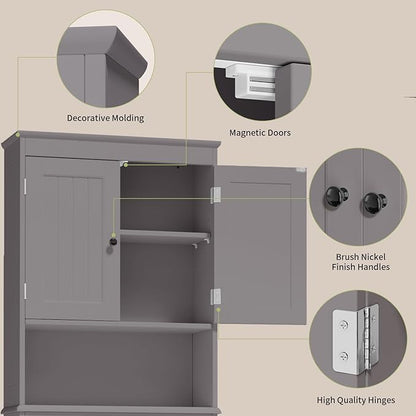 Gizoon Over the Toilet Storage Cabinet - Image 5