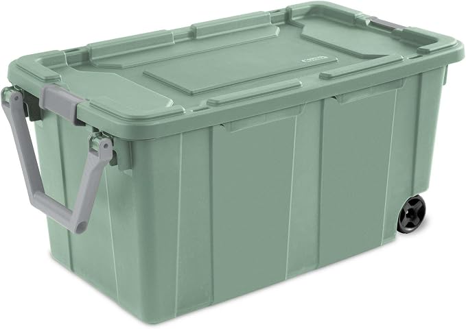 Extra Large Storage Bin, 40 Gallon Wheeled Plastic Storage Container - Image 3