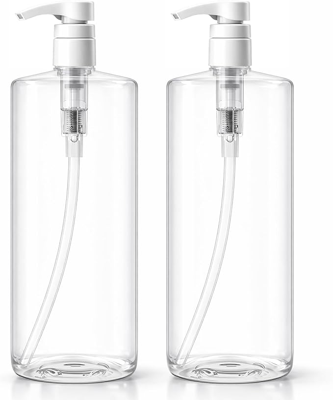 Bar5F Pump Bottle Empty for Shampoo Conditioner Body Wash Lotion BPA-Free by BAR5F