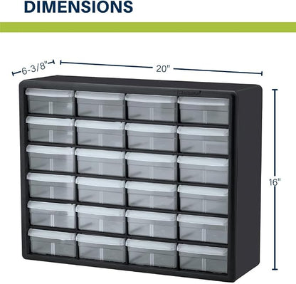 Akro-Mils 24-Drawer Plastic Drawer Storage Cabinet - Image 3