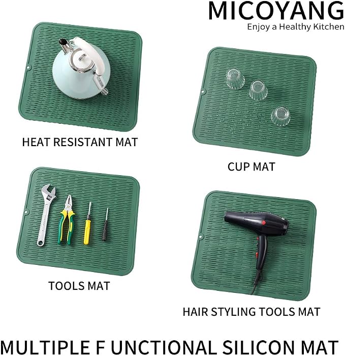 Silicone Dish Drying Mat for Multiple Usage, Easy clean, Eco-friendly, - Image 4