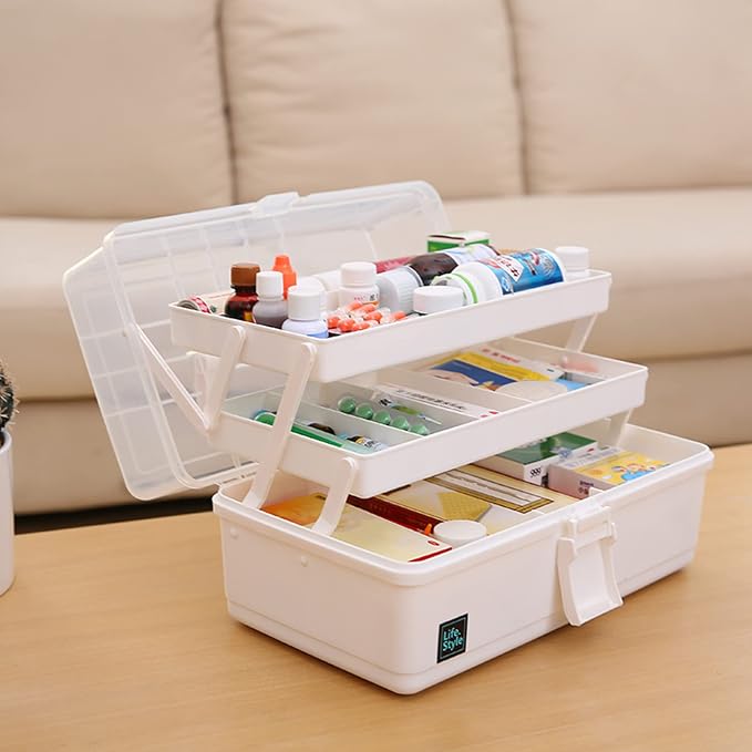 Creahaus 13 inch Art Craft Organizer Storage Box - Image 6