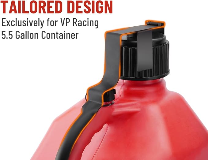 SPARKWHIZ Fuel Jug Container Holder Mount, Gas Can 5 Gallon Holder Rack - Image 5