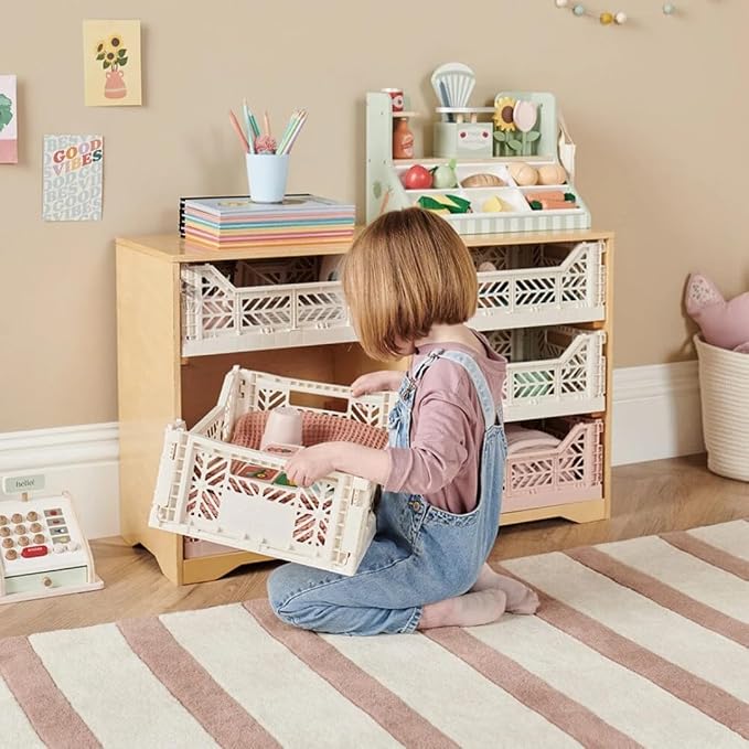 Collapsible Storage Box, Foldable Crate Organizer Bin - Image 5
